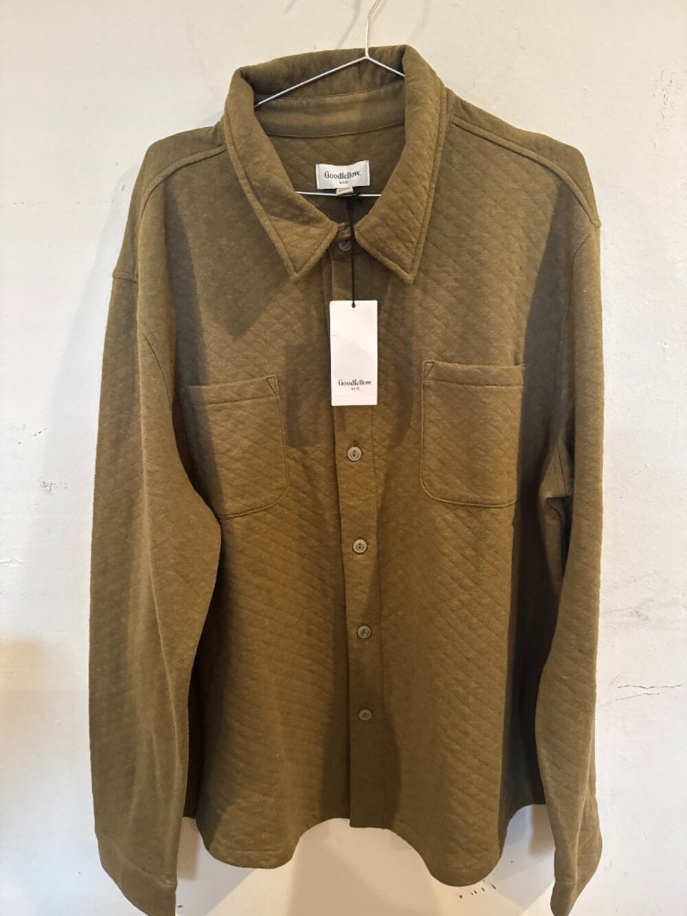 Goodfellow & Co. Green Button Men's Sweater size XXL